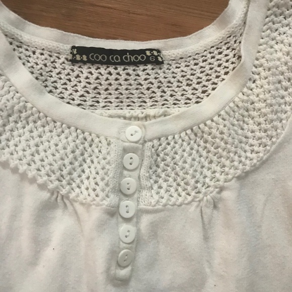 Knit tee. Xs super cute slight puff sleeve - Picture 2 of 6